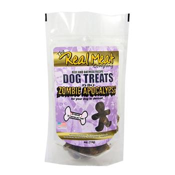 Real Meat Zombie Apocalypse Dog Treats - Beef, Oatmeal and Molasses