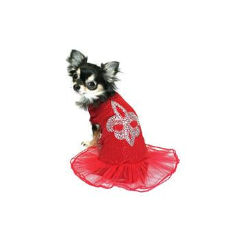 Red Ballerina Dress by Hip Doggie