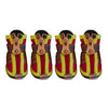 Reflector Dog Boots - Fire Engine Red