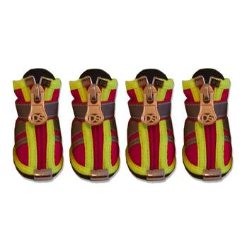 Reflector Dog Boots - Fire Engine Red