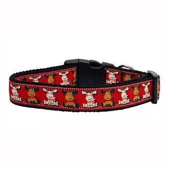 Reindeer Ribbon Dog Collar