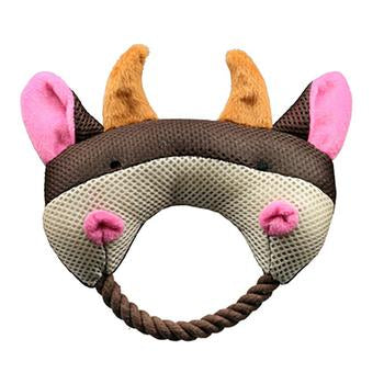 Rope Heads Dog Toy by Hip Doggie - Bull