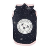 Royal Pug Hooded Dog Shirt by Pinkaholic - Navy