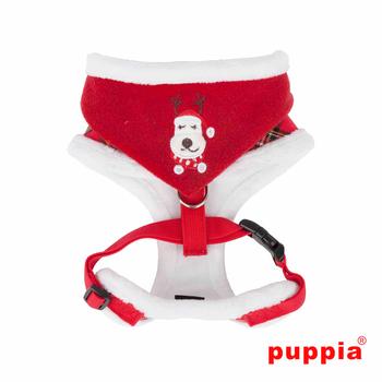 Rudolph Adjustable Dog Harness by Puppia - Checkered Red