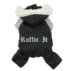 Ruffin It Snowsuit - Black and Gray