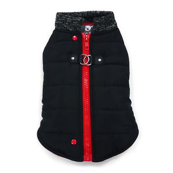 Runner Dog Coat by Dogo - Black