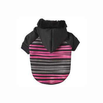 Safari Dog Hoodie - Pink & Black