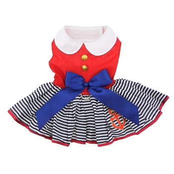 Sailor Girl Dog Harness Dress by Doggie Design