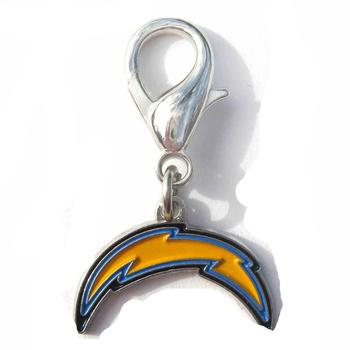 Los Angeles Chargers Logo Dog Collar Charm