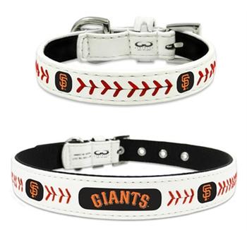 San Francisco Giants Leather Dog Collar