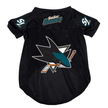 San Jose Sharks Dog Jersey - Black