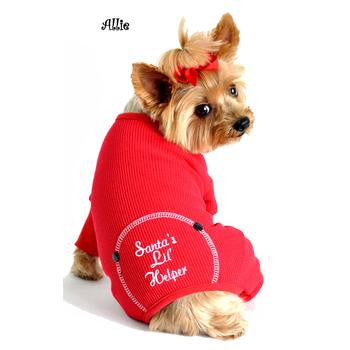 Santa's Lil Helper Dog Pajamas