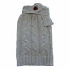 Scarf Cable Dog Sweater by Dogo - Gray