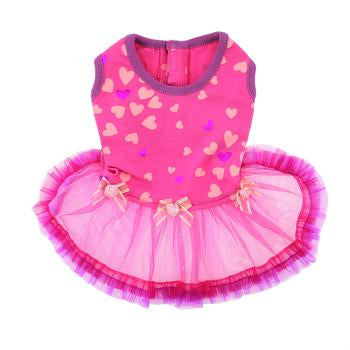 Serafina Party Dog Dress - Purple