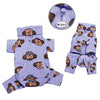 Silly Monkey Fleece Turtleneck Dog Pajamas - Lavender