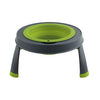 Single Elevated Dog Bowl By Popware - Green