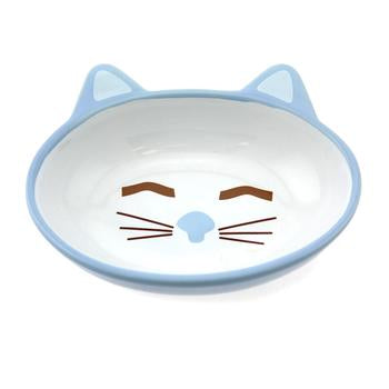 Sleepy Kitty Blue Cat Bowl