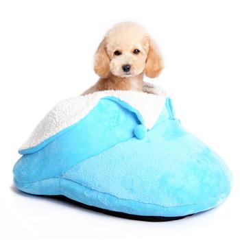 Slipper Dog Bed By Dogo - Blue