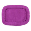 Slumber Pet Sherpa Crate Bed - Lavender