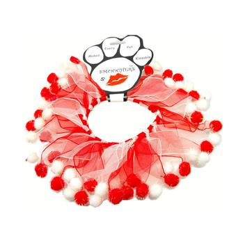 Smoochers Pet Scrunchie - Candy Cane Fuzzy Wuzzy