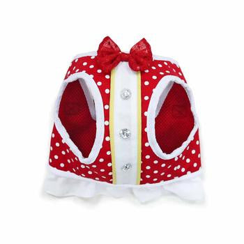 SnapGo Mini Dots Dog Harness by Dogo - Red - 4 Pet Supply