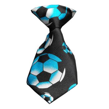 Soccer Dog Neck Tie - Blue