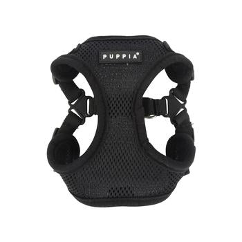 Soft Adjustable Step-In Dog Harness by Puppia - Black