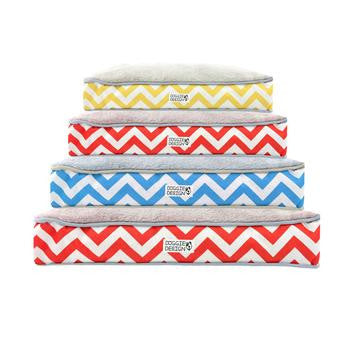 Soft N' Tuff Rectangular Pet Crate Bed - Wave Print