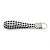 Southern Dawg Gingham Keychain - Black