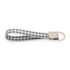 Southern Dawg Gingham Keychain - Gray