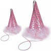 Spangled Dog Party Hat - Pink