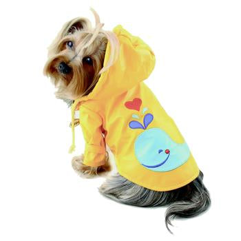 Splashing Whale Dog Raincoat By Klippo