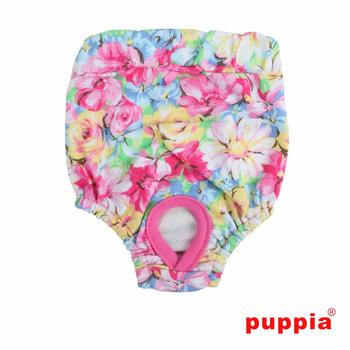 Spring Garden Dog Sanitary Pants by Puppia - Pink