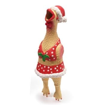 Squawker's Family Dog Toy - Christmas Henrietta