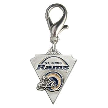 St. Louis Rams Pennant Dog Collar Charm