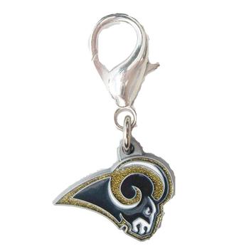 Los Angeles Rams Logo Dog Collar Charm