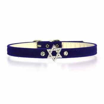 Star of David Charm Dog Collar