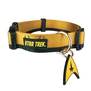 Star Trek Uniform Dog Collar - Gold