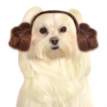 Star Wars Princess Leia Headband Dog Costume