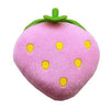 Strawberry Dog Toy - Pink