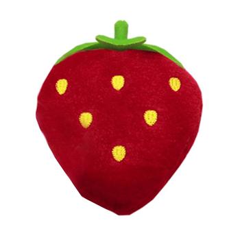 Strawberry Dog Toy - Red