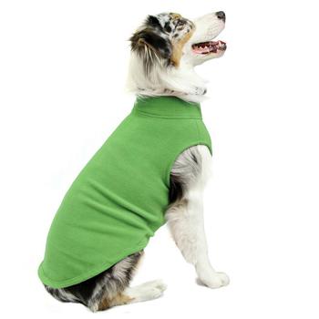 Stretch Fleece Dog Vest by Gooby - Grass Green