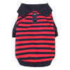 Striped Dog Polo by Dobaz - Navy and Red