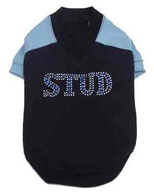 Stud Navy Dog Shirt