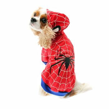 Superhero Dog Costume - Red Spider Dog