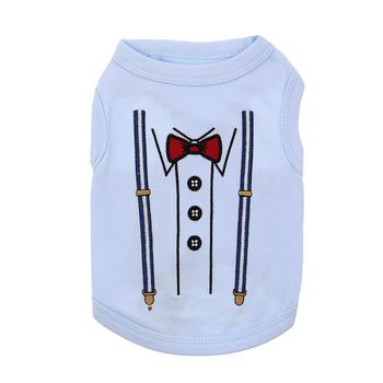 Suspenders Dog Tank by Parisian Pet - Baby Blue