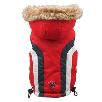 Swiss Alpine Ski Dog Vest by Hip Doggie - Red - 4 Pet Supply