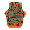 Tailgate Camo Dog Hoodie - Orange