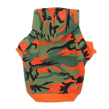 Tailgate Camo Dog Hoodie - Orange