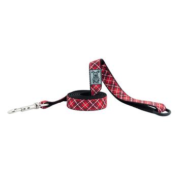 Tartan Dog Leash by RC Pet - Red